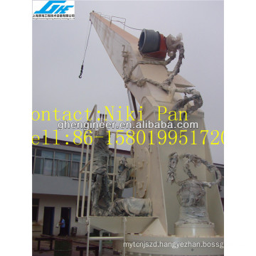 hydraulic fixed boom marine Crane